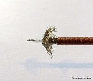 Cable coaxial de RF RG316D, doble blindaje, baja pérdida 50 ohmios, vendedor del Reino Unido/envío rápido. - Imagen 1 de 1