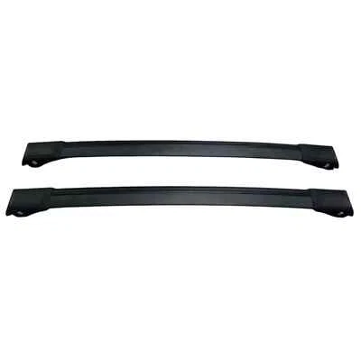 Barras transversales de techo de aluminio negras para Audi A6 C6 Allroad Quattro 2006-2011 Foto 1 de 4