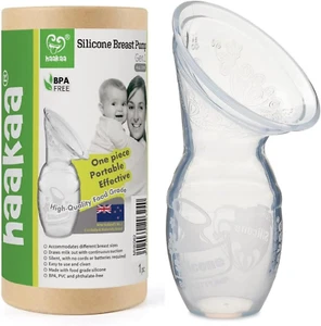 Silicone Breastfeeding Manual Breast Pump Milk Pump 100% Food Grade Silicone BPA - Picture 1 of 12