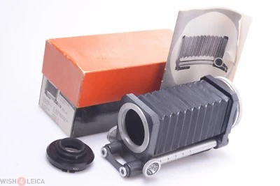 ✅ NOVOFLEX BAL-S MACRO BELLOWS C-MOUNT 25MM BOLEX 4 LEICA M39 39MM SCREW LENSES - Image 1 of 4