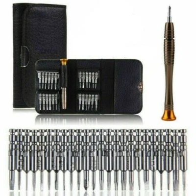 25 Mini Screwdriver Set Bits Multi Small Precision Hex Torx Star Repair Tool UK - Image 1 of 4