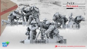 Equipo de mortero medio japonés 28 mm Segunda Guerra Mundial - Arma de apoyo - Acción de perno - Imagen 1 de 4