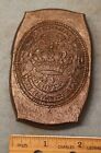 Antique DENVER CO Coronal Commandery KNIGHTS TEMPLAR BUCKLE HOB for Stamping Die