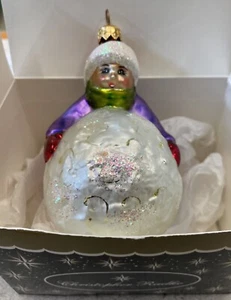 Christopher Radko ornament, snow balling from 1996 - Picture 1 of 4