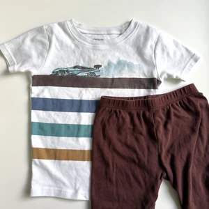 Carter's 6/6A Boys Racing Car Short Sleeves Pajama Set - Picture 1 of 10