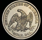 1838 assis Liberty Quarter 25C DÉTAIL HAUTE QUALITÉ 90 % argent pièce américaine CC20825