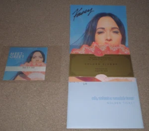 Kacey Musgraves SIGNED GOLDEN Ticket Paso Robles 8/24/2019 Envelope & Meet Pass - Picture 1 of 4