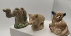 3 Wade Whimsey Zoo Animals Bactrian Camel, Wild Boar Hog And Bush Baby