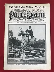 Police Gazette December 5, 1914 Joe Mandot Nellie Bennett Steeplechase - Bild 1 von 8