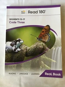 HMH Read 180 Segments 13-17 Code three Real Book 68A - Foto 1 di 2