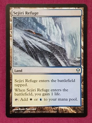 Magic The Gathering ZENDIKAR SEJIRI REFUGE land card MTG - Image 1 of 2