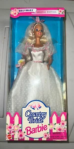 Brand New Box Barbie VINTAGE 1994 COUNTRY BRIDE BARBIE DOLL NRFB NIB - Picture 1 of 14
