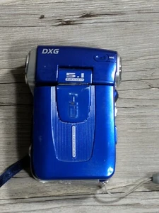 DXG 506V 5.1MP Digital Video Movie Camera - Blue, For Parts. - Picture 1 of 7