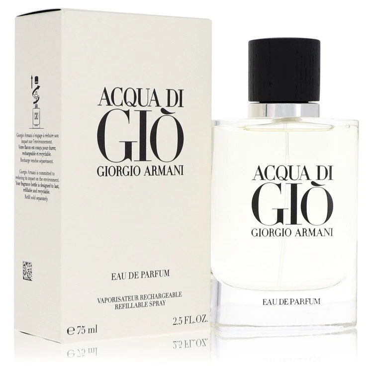 Acqua Di Gio by Giorgio Armani Eau De Parfum Refillable Spray 2.5 oz for Men - image 1 of 1