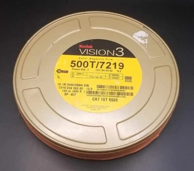 KODAK 16MM VISION3 COLOR NEG. MOVIE FILM 500T / 7219 400ft *NOS SEALED - Image 1 of 3