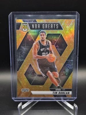 Espuelas Panini Mosiac Tim Duncan Honeycomb SP #291 2024-25 Foto 1 de 2
