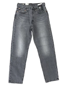 Levis 501 Original Crop High Rise Jeans Button Fly Straight Size 24 (24x26) NEW - Picture 1 of 2