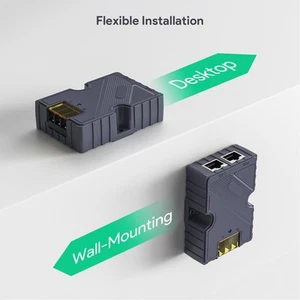PoE Injector 48‑57V 3A GigE Passive ABS ESD Protection 150W With LAN NY - Picture 1 of 24