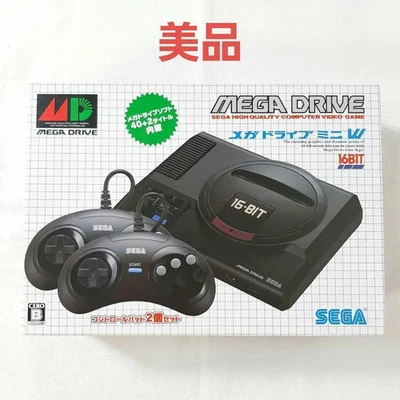 Sega MEGA DRIVE MEGADRIVE Mini W Classic SEGA Games Open box JAPAN - Image 1 of 4