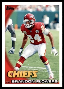 2010 Topps Brandon Flowers Kansas City Chiefs #92 1081 - Picture 1 of 2