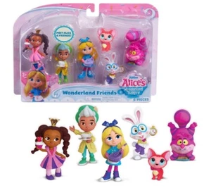 Disney Junior Alicia del País de las Maravillas Amigos de la Panadería, Juego de 6 Figuras de 3 Pulgadas NUEVAS - Imagen 1 de 4