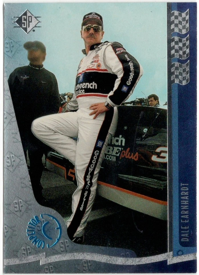 1997 Upper Deck SP NASCAR TRIPLE FLAG Dale Earnhardt Card #3 - Image 1 of 1