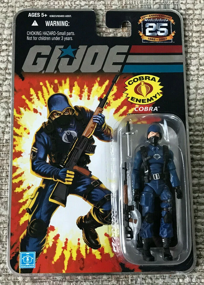 GI JOE 25 ANIVERSARIO COBRA TROOPER EL ENEMIGO SIN USAR, EN CAJA 2007 Foto 1 de 1