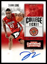 2016 Panini Contenders Draft Picks College Ticket Autographs Shawn Long #166