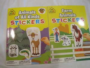 Lot of 2~Animal Books with stickers~All Kinds Farm~NEW~S/N~LBDE5 - Picture 1 of 5