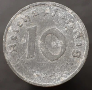 10 Reichspfennig 1946 F - Alemania Moneda de Zinc KM # A104 OCUPACIÓN ALIADA - #R498 - Imagen 1 de 4