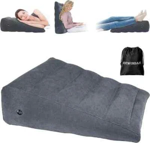 Inflatable Wedge Pillow Portable Inflatable Wedge Pillow for Travel Fast New - Picture 1 of 5