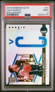 PSA 9 2020 Panini Donruiss Elite Luka Doncic Spellbound C - Bild 1 von 2