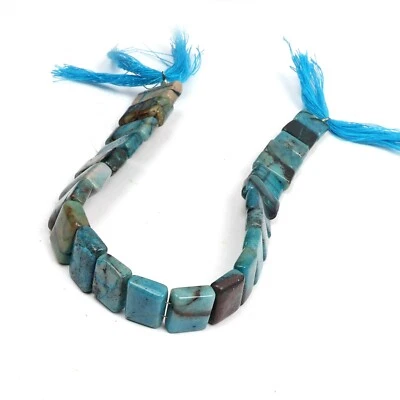 Crysokoll Perlen 9 Zoll Strang 15-17 mm Perlen Rechteck Form Perlen, Glatte P... - Bild 1 von 4