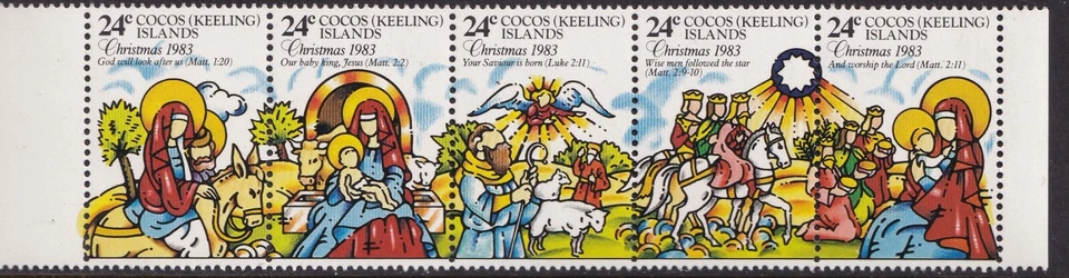 Cocos (Keeling) Islands 1983 Christmas MNH - Image 1 of 1