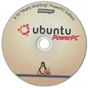 Ubuntu 4.10 "Warty Warthog" PowerPC Edition - CD Install - Apple Mac G3 G4 iMac - Picture 1 of 1