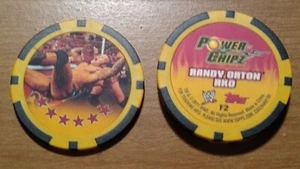 2011 Topps WWE Power Chipz movimientos de acabado #F2 Randy Orton RKO - Imagen 1 de 1
