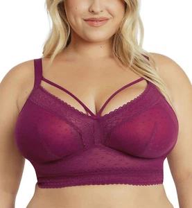 Parfait Mia Dot Wire-Free Padded Mesh Bralette (P6011) - Picture 1 of 24