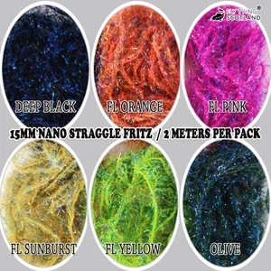 15mm UV Nano Straggle Fritz Fly Tying Fritz Fly Tying Scotland 2M per pack