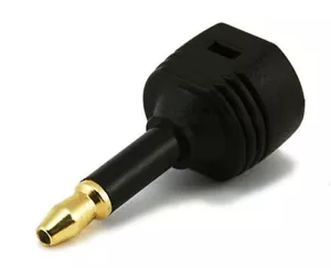Adaptador de audio óptico digital S/PDIF, hembra Toslink® a macho Mini Toslink®-AVU - Imagen 1 de 3