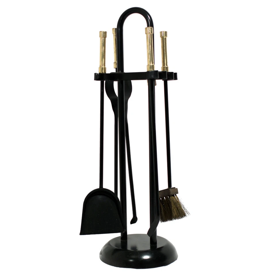 Trespolo con quattro attrezzi con manici in ottone - Immagine 1 di 1