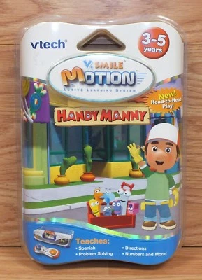 Sistema de aprendizaje de movimiento activo V Tech V.Smile práctico solo cartucho de juego Manny  Foto 1 de 4