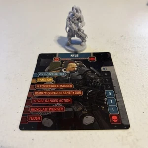 Zombicide: Invader Black Ops Survivor KYLE Miniature Figure & Card - Picture 1 of 5