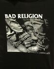 BAD RELIGION BOOTS T-SHIRT SHORT SLEEVE COTTON BLACK ADULTS SIZES