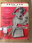 Framed Vintage 40’s SHEET MUSIC ~“Long Ago” ~ Rita Hayworth/ Gene Kelly ~MCM