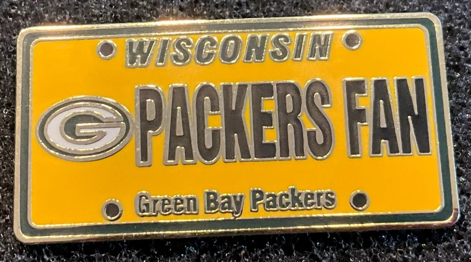 Prendedor de coleccionista de matrículas VENTILADOR Green Bay Packers Foto 1 de 1
