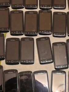 Lot of 53 BlackBerry Torch 9850 Black 3G CDMA Touch Smartphones AS IS - Picture 1 of 2