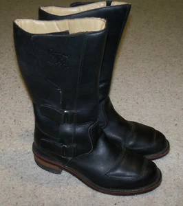Herren Chippewa Odessa Rally Schwarz Leder Motorrad Reitstiefel 27862, 11 D - Bild 1 von 9
