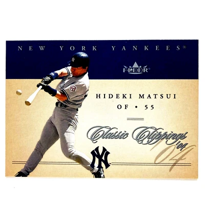 Tarjeta Hideki Matsui 2004 Fleer Classic Recortes #46 New York Yankees Foto 1 de 2