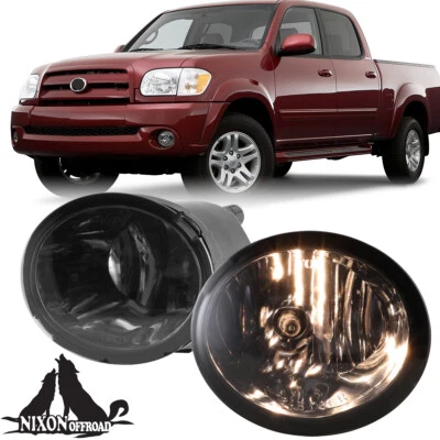For 2000-2006 Toyota Tundra 01-07 Sequoia Fog Lights Smoke Lens Driving Lamps - Изображение 1 из 4