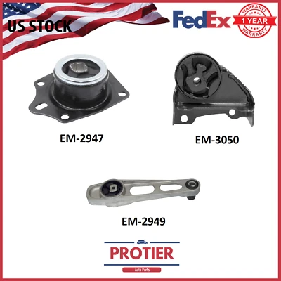 Engine & Trans Mount Set for 2000-2001 Dodge Neon 2.0L Manual - Image 1 of 4